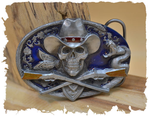 Buckle "Cowboy Skull"